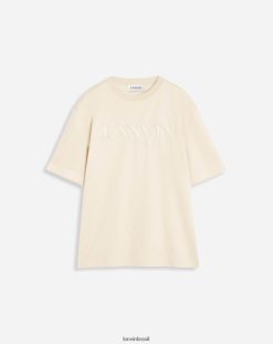 areia roupas 8V66TB235 Lanvin camiseta clássica paris bordada homens