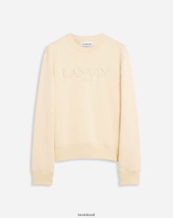 areia roupas 8V66TB269 Lanvin moletom bordado paris homens