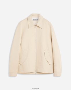 areia roupas 8V66TB341 Lanvin jaqueta oversized inspirada em quimono homens