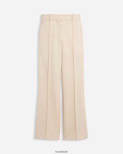 areia roupas 8V66TB456 Lanvin calças largas mulheres