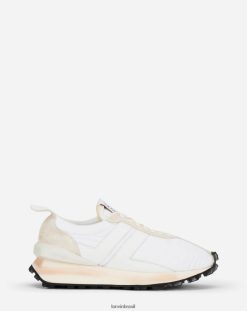 branco sapato 8V66TB439 Lanvin tênis de nylon homens