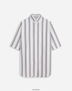 multicolorido roupas 8V66TB309 Lanvin camisa de manga curta grande homens