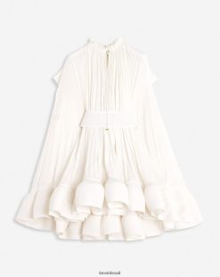 off white roupas 8V66TB75 Lanvin vestido curto charmoso mulheres