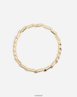 ouro/prata acessórios 8V66TB202 Lanvin sequência por colar mulheres