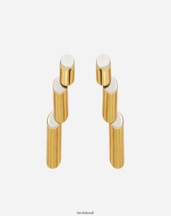 ouro/prata acessórios 8V66TB206 Lanvin sequência por brincos mulheres