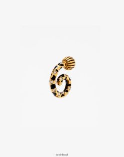ouro Preto acessórios 8V66TB213 Lanvin brincos rateau mulheres