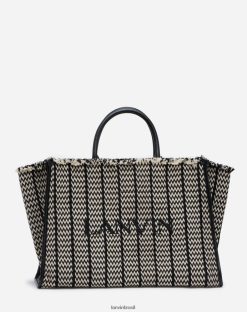 preto acessórios 8V66TB182 Lanvin bolsa in&out mm mulheres