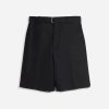 preto roupas 8V66TB352 Lanvin shorts sob medida com detalhes na bainha crua homens