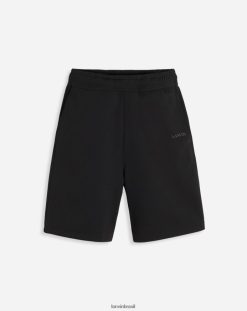 preto roupas 8V66TB364 Lanvin shorts de treino homens