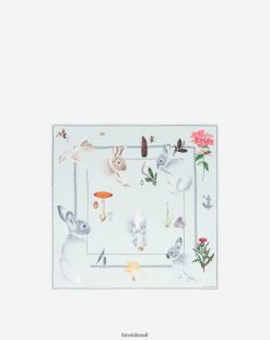 sábio acessórios 8V66TB516 Lanvin lenço de seda botânica mulheres